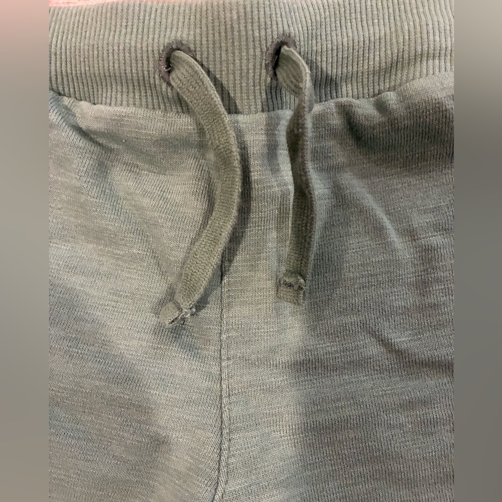 Janie and Jack Olive Green Slub Shorts - Picture 6 of 6